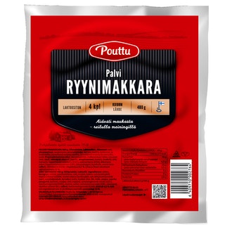 Pouttu Palviryynimakkara 400g lihavalmiste