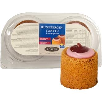 Rosten gluteeniton Runebergintorttu 2 kpl 240g leivos