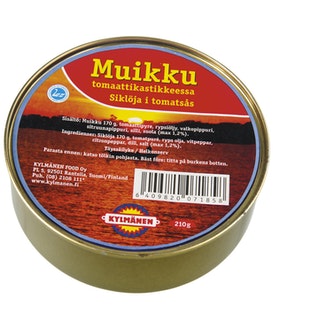 Kylmänen Muikku tomaattikastikkeessa 210g Säilyke
