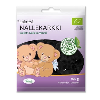 Reformi lakritsi nallekarkki 100g luomu