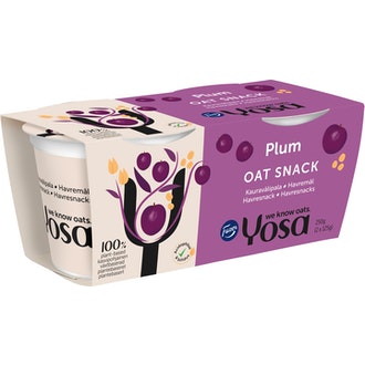 Yosa kauravälipala luumu 2x125g