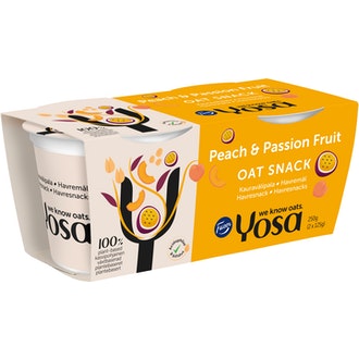 Yosa kauravälipala persikka-passion 2x125g