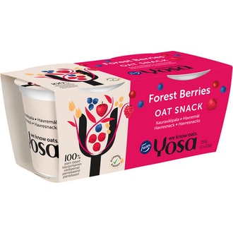 Yosa kauravälipala metsämarja 2x125g