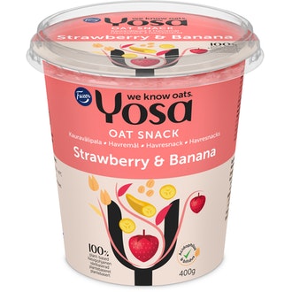 Yosa kauravälipala 400g mansikka&banaani