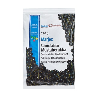 Marjex mustaherukka 220g suomalainen pa