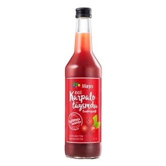 Marjex kylmäpuristettu karpalomehu 0,5l