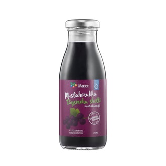 Marjex mustaherukkatäysmehushotti 0,25l