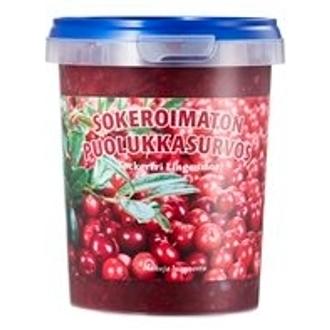 Marjex sokeroimaton puolukkasurvos 500g