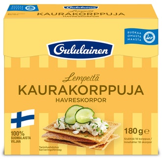Oululainen Kaurakorppu 180g