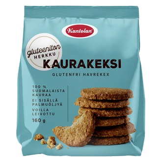 Kantolan gluteeniton kaurakeksi 160g