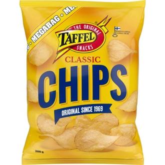 Taffel Chips Classic suolattu perunalastu 305g