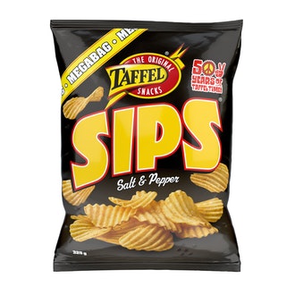 Taffel Sips Salt Pepper 325g perunalastu
