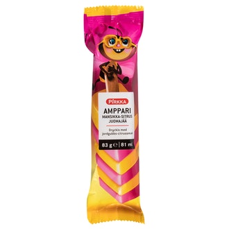 Pirkka Amppari mansikka- sitrus juomajää 83g