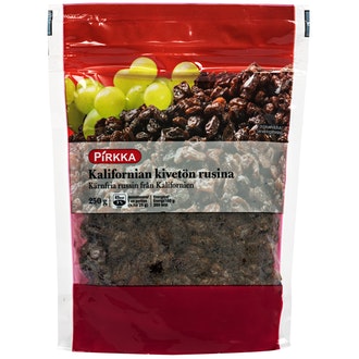 Pirkka kivettömät rusinat 250g