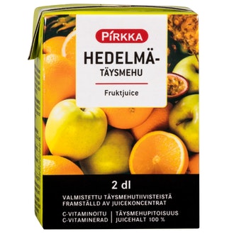 Pirkka hedelmätäysmehu 2 dl