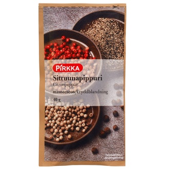 Pirkka sitruunapippuri 40g mausteseos