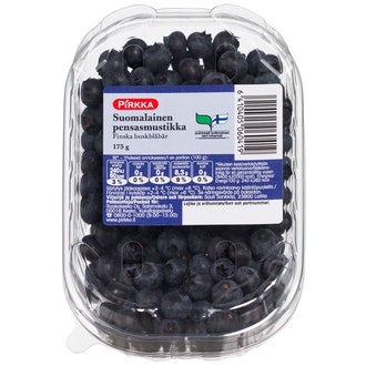 Pirkka suomalainen pensasmustikka 175g