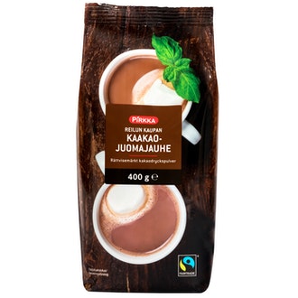 Pirkka Reilun kaupan kaakaojuomajauhe 400g