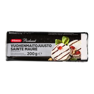Pirkka Parhaat vuohenmaitojuusto Sainte Maure 200g vähälaktoosinen