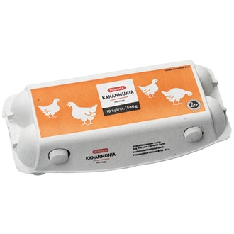 Pirkka kananmuna 10 kpl/ 580g