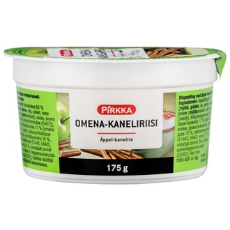 Pirkka omena-kaneliriisi 175g