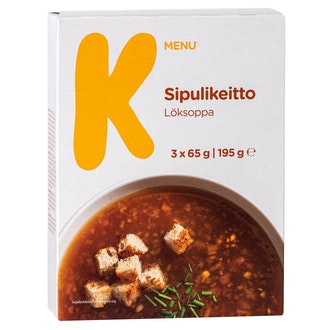 K-Menu sipulikeitto 3x65g