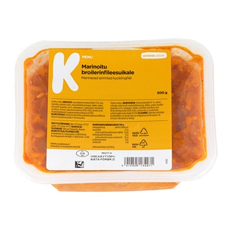 K-Menu Marinoitu broilerin fileesuikale 500g