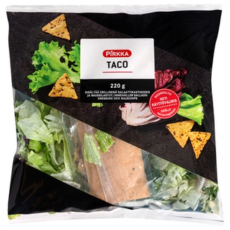 Pirkka taco-salaattisekoitus 220g