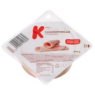 K-Menu lauantaimakkara 300g