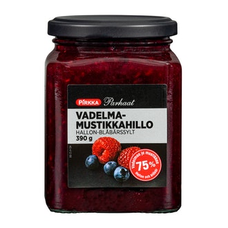Pirkka Parhaat vadelma-mustikkahillo 390g