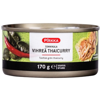 Pirkka tonnikala vihreä thaicurry 170g
