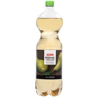 Pirkka päärynäsiiderijuoma 1,5l alkoholiton