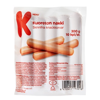 K-Menu kuoreton nakki 10kpl/300g