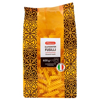 Pirkka gluteeniton fusilli 400g