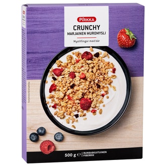 Pirkka Crunchy Marjainen muromysli 500g