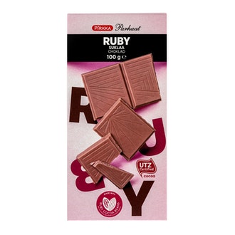 Pirkka Parhaat Ruby suklaa 100g UTZ
