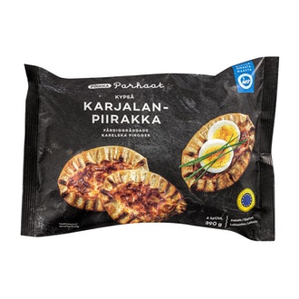 Pirkka Parhaat kypsä karjalanpiirakka 6kpl/390g pakaste