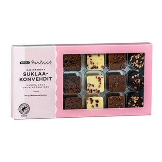 Pirkka Parhaat käsintehdyt  suklaakonvehdit 18 kpl 180g