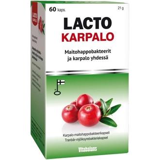 Lacto Karpalo 60 Kaps. Karpalo-Maitohappobakteerikapseli