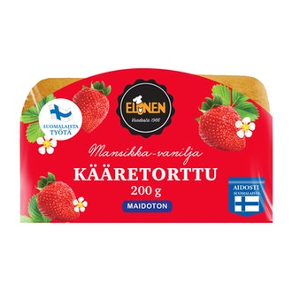 Elonen mansikka-vanilja kääretorttu 200g
