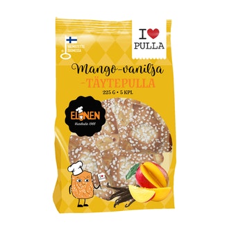 Elonen mango-vanilja täytepulla 225g