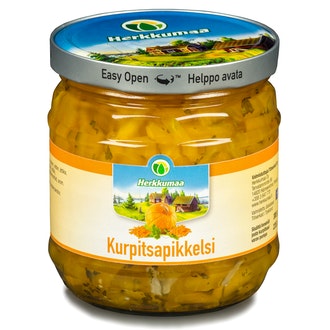 Herkkumaa Kurpitsapikkelsi 385g/235g