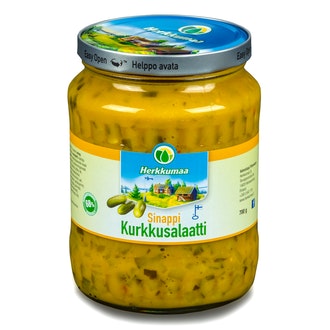 Herkkumaa Sinappikurkkusalaatti 700g