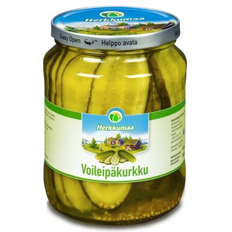 Herkkumaa Voileipäkurkku 670/360g
