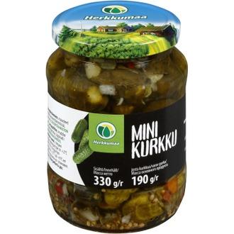 Herkkumaa Minikurkku 330/190g