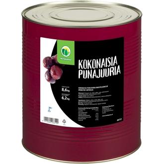 Herkkumaa Kokonaisia punajuuria 8,6/6,2kg