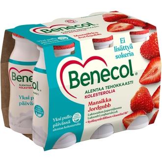 Benecol 6x100g mansikka jogurttijuoma