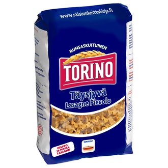 Torino 400g täysjyvä lasagne piccolo