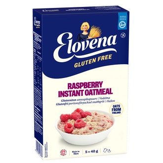 Elovena 200g gluteeniton vadelma annospikapuuro