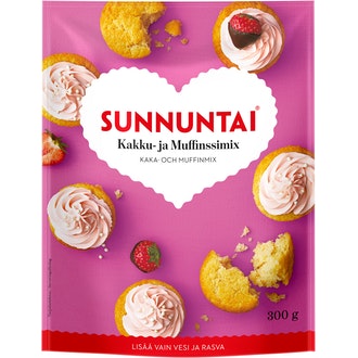 Sunnuntai 300g kakku- ja muffinssimix